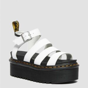 Dr. Martens BLAIRE HYDRO LEATHER PLATFORM STRAP SANDALS